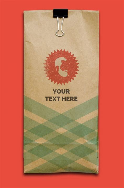 Download Free Kraft Bag Mockup | Mockuptree