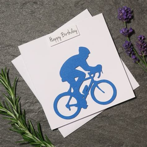 Cycling Birthday Card Etsy Uk