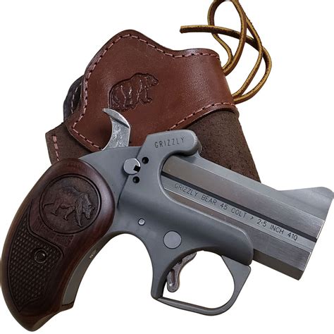 Bond Arms Grizzly 45 Long Colt410 3in Rosewood Pistol 2 Rounds