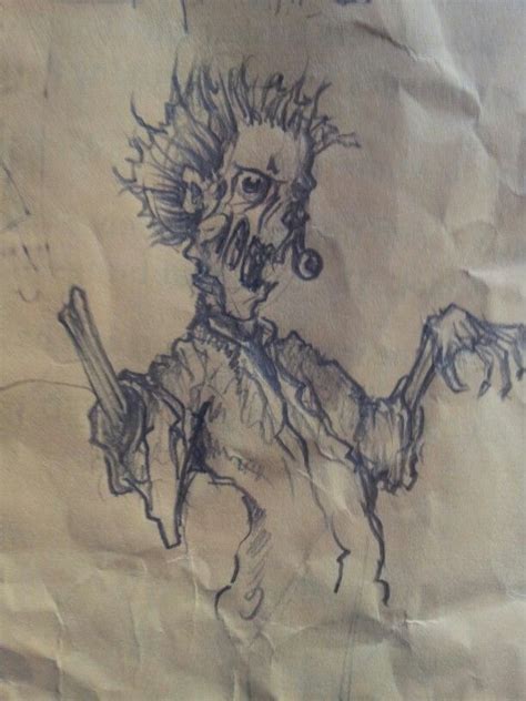 Zombie Doodle Art Doodles Zombie