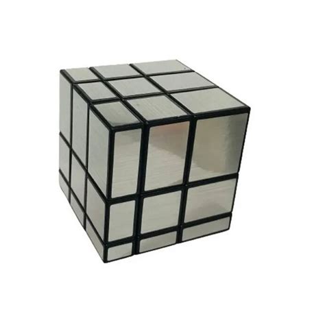 Cubo Magico 3x3 3d Plateado Abaco Juguetería