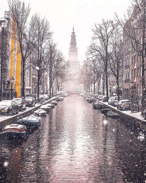 I Photographed Amsterdam Covered By Heavy Snow Bored Panda