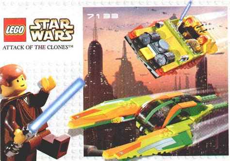 Lego 7133 Bounty Hunter Persuit Instructions Star Wars Episode 2