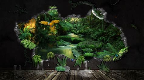 Jungle Hd Wallpaper Wallpapersafari