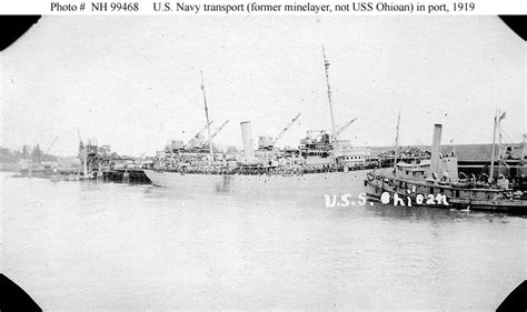Usn Ships Uss Housatonic Id 1697 1918 1919