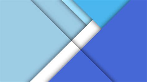 X Px Free Download Hd Wallpaper Blue White Material Design Minimal Art