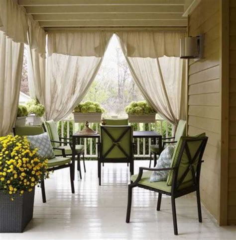 Beautiful Front Porch Curtains Decoration 4 Outdoor Drapes Patio