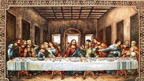 Il cenacolo o l'ultima cena) es una pintura mural original de leonardo da vinci ejecutada entre 1495 y 1498. En la túnica de Jesucristo en 'La última cena' descubren una esmeralda