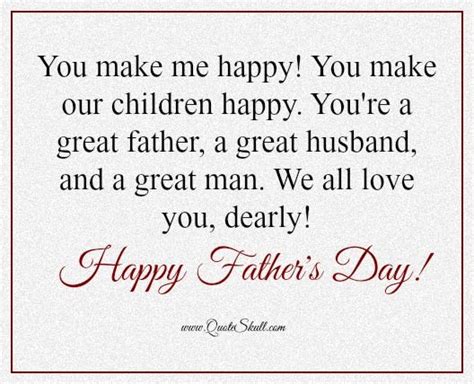 Happy Fathers Day To My Husband Quotes Shortquotescc
