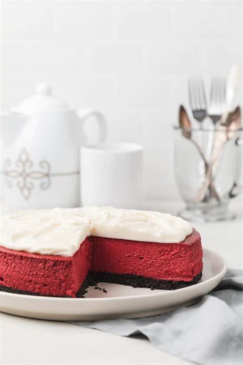 Red Velvet Cheesecake Baked By An Introvert