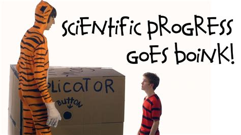 Scientific Progress Goes Boink A Live Action Calvin And Hobbes Comic