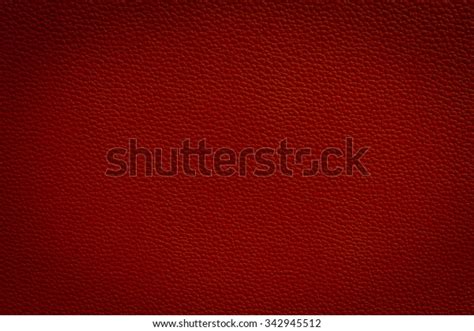 Red Leather Texture Closeup Detailed Background Stock Photo 342945512