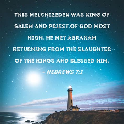 King Of Salem Melchizedek Abraham