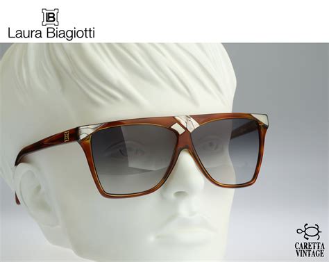 Vintage Oversize Sunglasses Laura Biagiotti P29 297l 80s Rare And