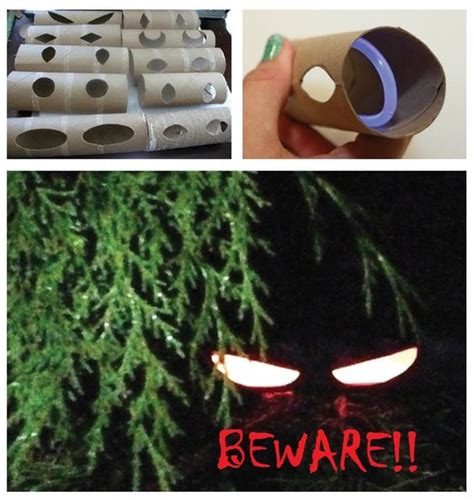 Make Scary Light Up Monster Eyes To Plant In The Bushes This Halloween