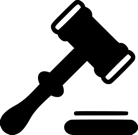 Gavel Judge Computer Icons Law Legal Png Download 980962 Free