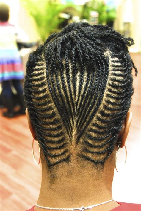 Curling up the ends of the braids adds a dramatic twist to the look. Great Hairstyle For Short Hair Lovers (Simple Natural Hair ...