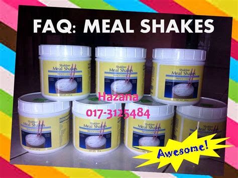 Bongkar rahsia untuk anak2 berselera makan serta sihat dan berminat untuk mencuba??? FAQ: MEAL SHAKES SHAKLEE