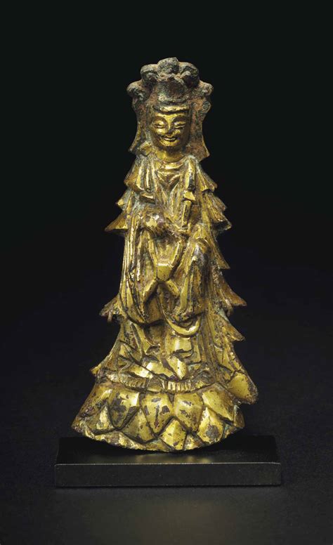 A Gilt Bronze Figure Of A Bodhisattva Western Wei