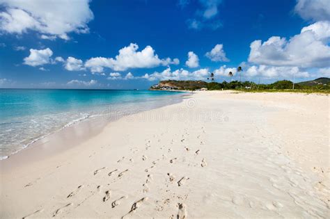 Idyllic Beach At Caribbean Stock Image Image Of Blue 72125435