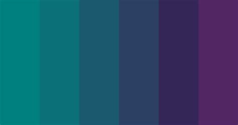 Teal To Purple Color Scheme Blue