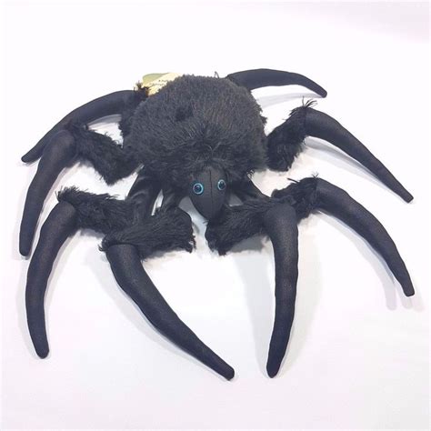 New Folkmanis 15 Black Spider Hand Puppet Stuffed Toy Pretend Play