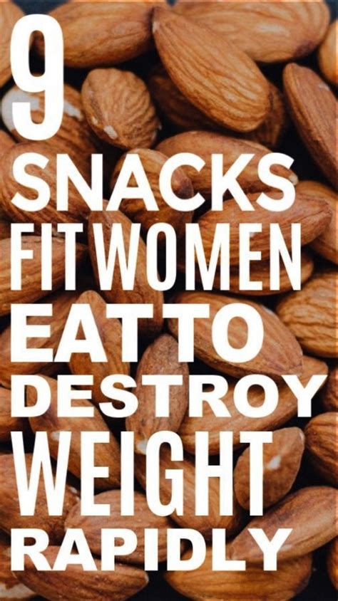 9 Healthy Snacks Fit Women Eat In 2020 Healthy Snacks Healthy Snacks Recipes Healthy