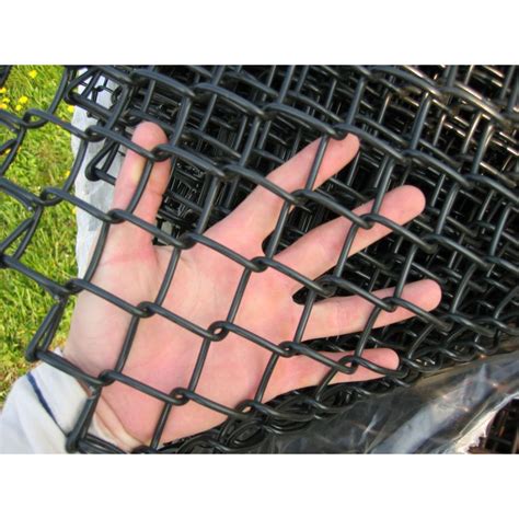 Don't wait to look great. 1-1/4'' Vinyl Coated Chain Link Fence Fabric - Hoover ...