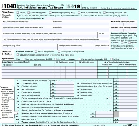 1040 Printable Form 2020 2021 Tax Forms 1040 Printable