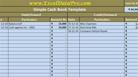Cash Disbursement Journal Template Excel Collection