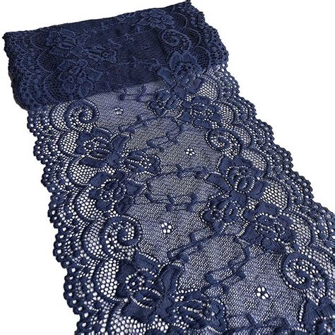 20 Eye Catching Navy Blue Lace Fabric You Will Love