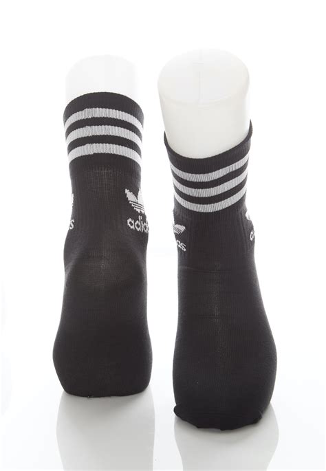 Adidas Mid Cut Crew Pack Of 5 Black Socks Impericon En