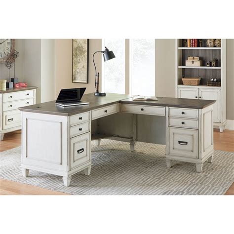 L Shaped White Desk With Hutch Bruin Blog