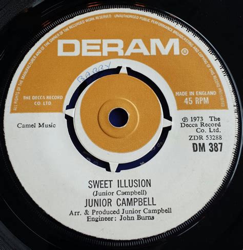 Junior Campbell Sweet Illusion Vinyl 7 Single Discogs