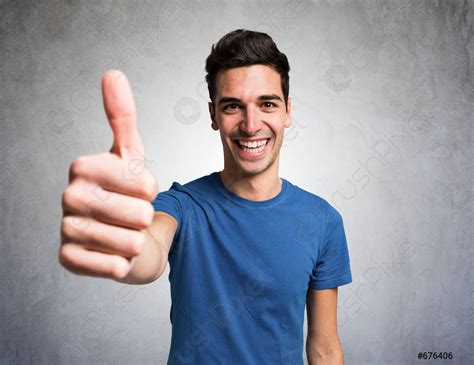 Smiling Person With Thumbs Up