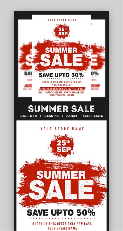 25 Best Free Sales Flyer Template Designs To Download For 2020