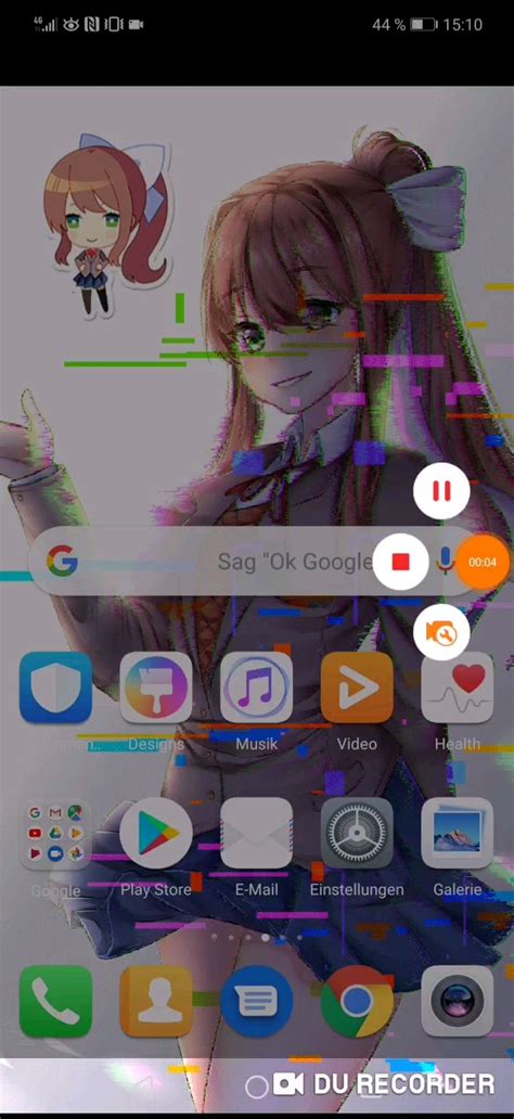 My Glitchy Monika Wallpaper Setup Rddlc