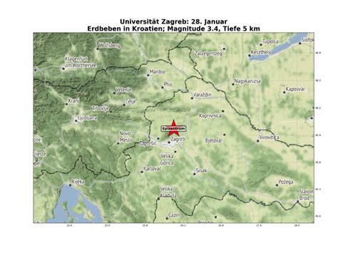 Allerdings habe auch der stärkere erdstoß am vortag eine ganze magnitude weniger gehabt als das schwere beben am. Leichte Schäden durch Erdbeben nahe Zagreb | Erdbebennews