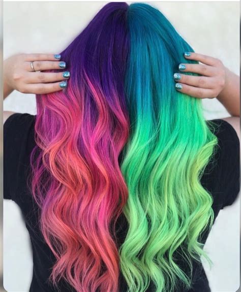 Pin By Janeisha Marie On Colorfull Vivid Hair Color
