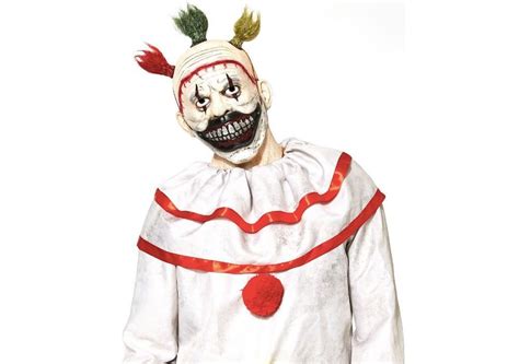 american horror story twisty the clown costume full head mask carnival halloween american