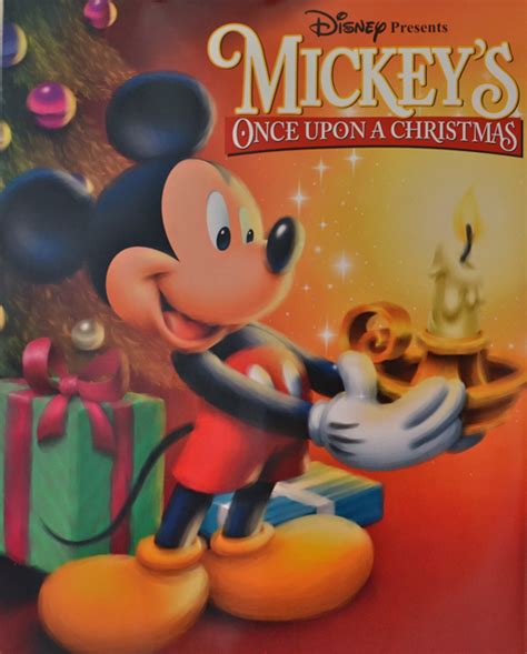 Mickeys Once Upon A Christmas Mickey Mouse Holiday Lithograph Disney