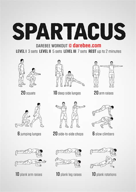 Download spartacus workout printable for free. Spartacus Workout