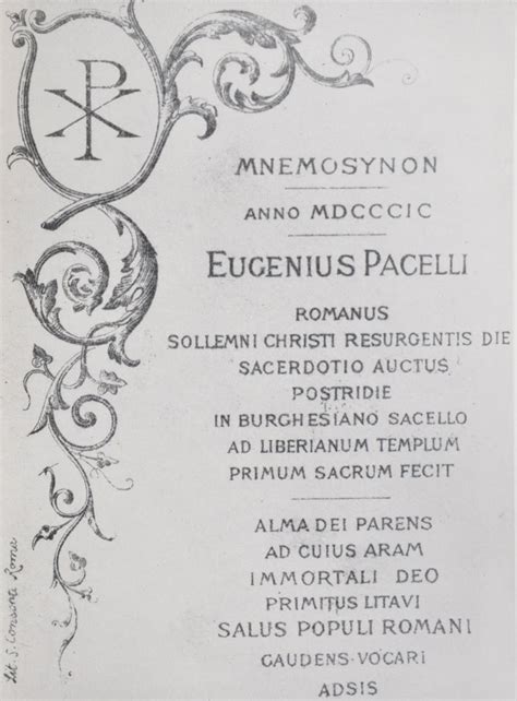 Orbis Catholicus Secundus Pius Xiis Ordination Card