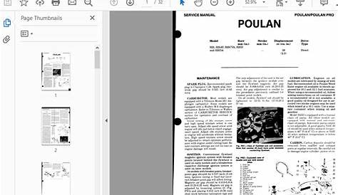 Poulan Chainsaw Repair Service Manual - PDF DOWNLOAD - HeyDownloads