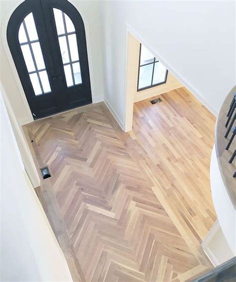 Herringbone Floor Entry Way Best Engineered Wood Flooring Best
