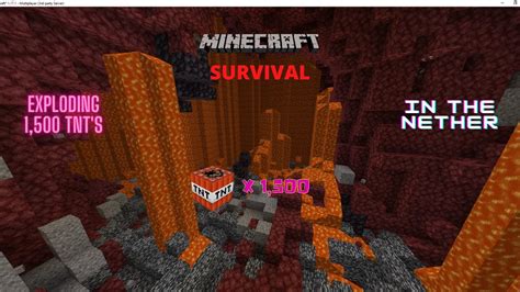 Exploding 1500 TNT For NETHERITE Minecraft SURVIVAL YouTube