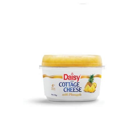 Daisy Low Fat 4 Cottage Cheese With Pineapple 6 Oz Kroger