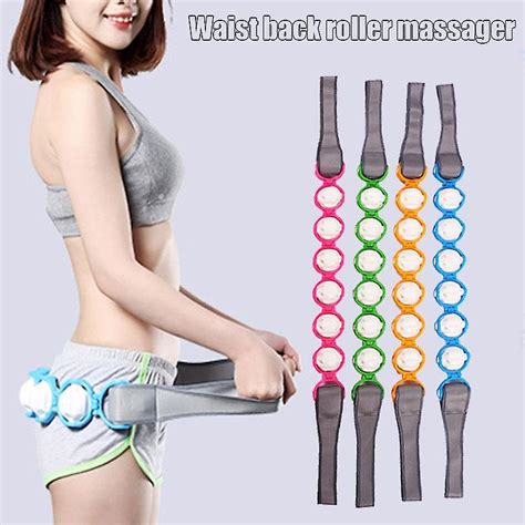 Self Body Massager Upper Lower Point Rolling Knot Portable Roller Rope Massage Trigger For