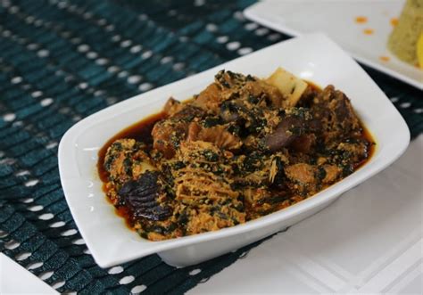 This recipe is made from goat meat with pieces of the dried salted. Jollof rice. Egusi soup. Fufu! Get a taste of Nigeria this ...