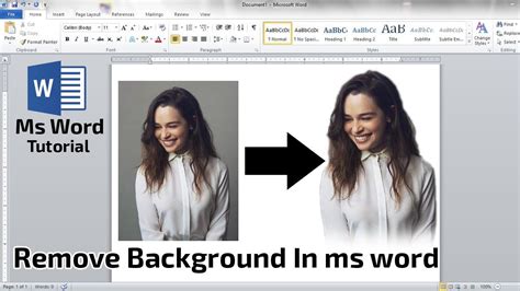 How To Remove Background Photo In Microsoft Word Easy Tutorial